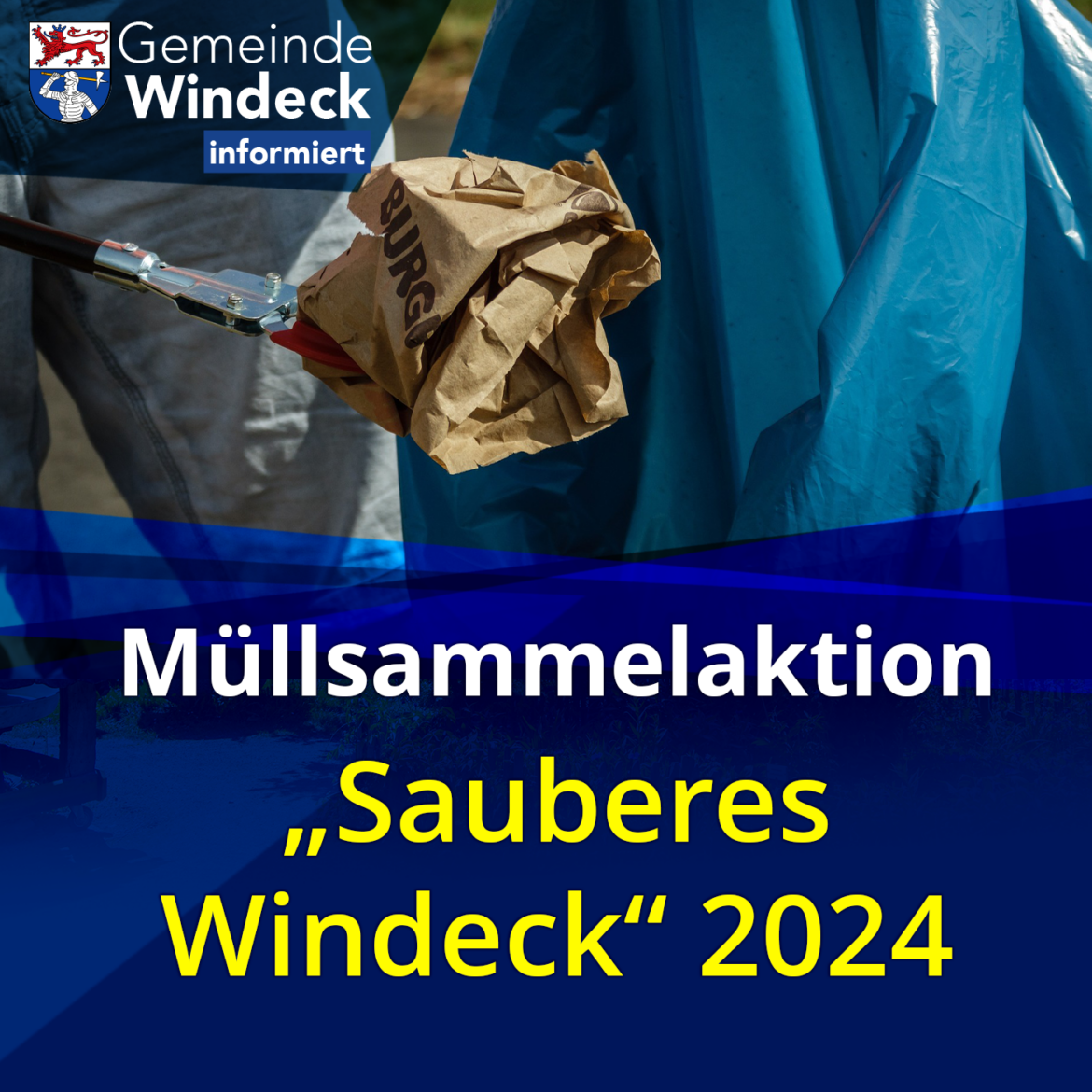 Müllsammelaktion „Sauberes Windeck“ 2024